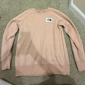 The North Face Men’s Crewneck Sweatshirt in Dusty Rose